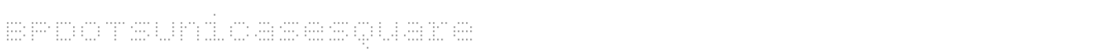 BP Dots Unicase font preview