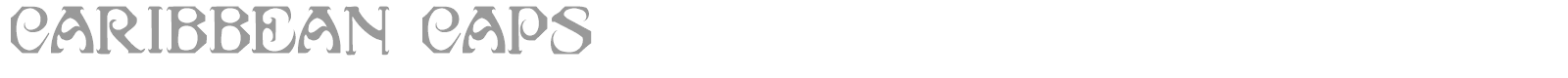 Caribbean Caps font preview