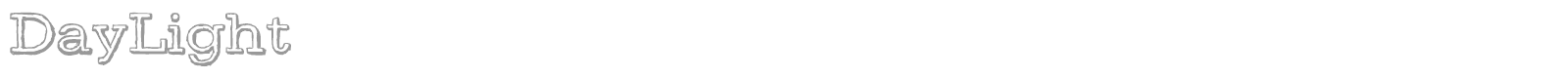 Day Light font preview