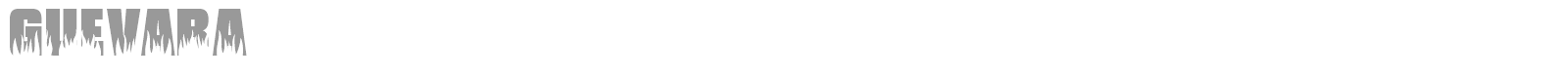 Guevara font preview