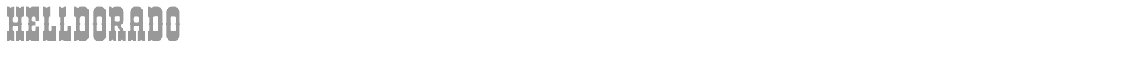 Helldorado font preview
