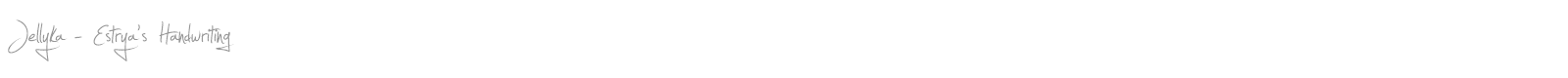 Jellyka's Handwriting, Back to 2008 font preview