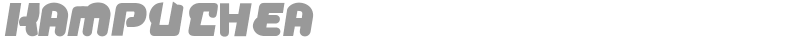 KAMPUCHEA font preview