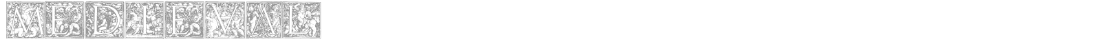 Medieval font preview