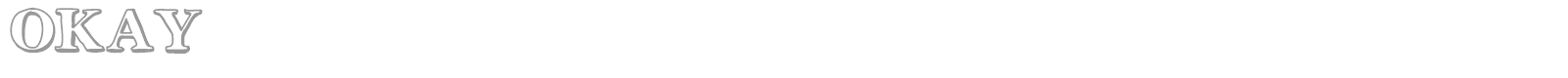 Okay font preview
