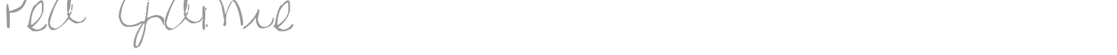 Pea Jamie font preview