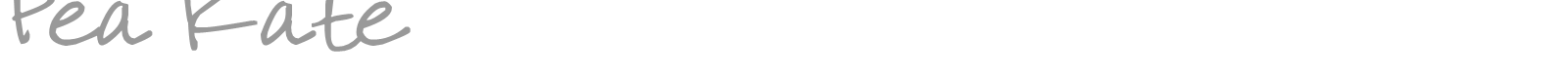 Pea Kate font preview
