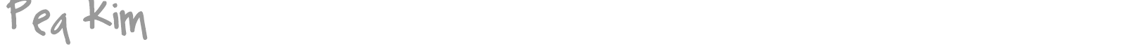 Pea Kim font preview