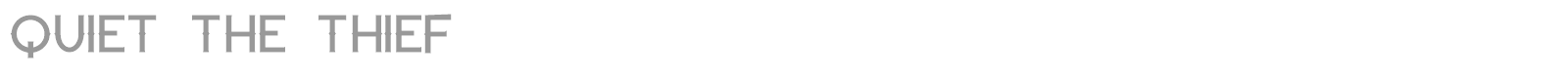 Quiet the Thief font preview