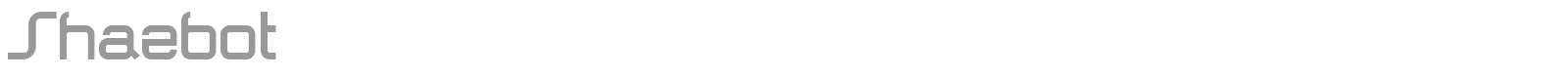 Shazbot font preview