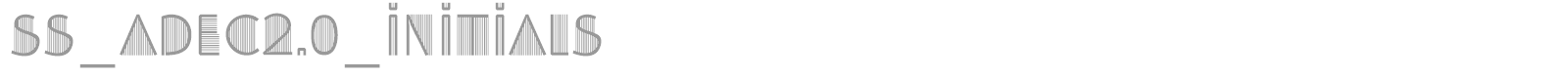 SS_Adec2.0_initials font preview