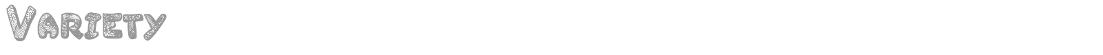 Variety font preview