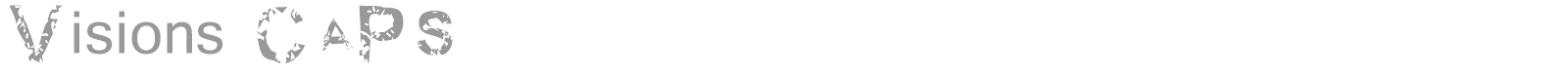 Visions CAPS font preview