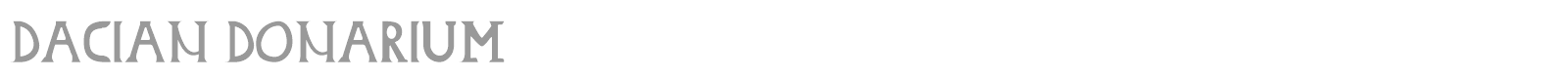 Dacian Donarium font preview