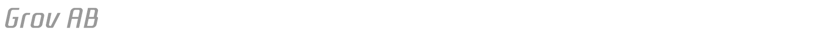 Grov AB font preview