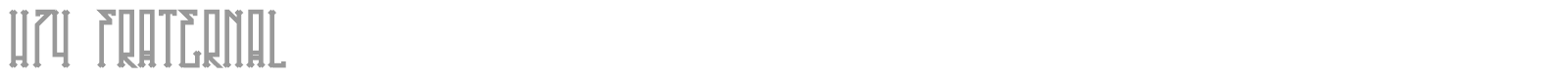 H74 Fraternal font preview