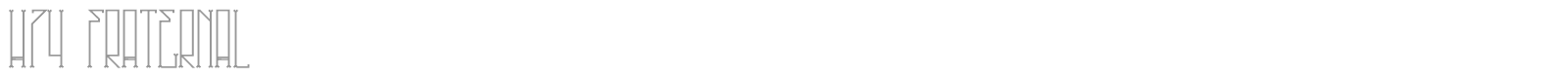 H74 Fraternal font preview
