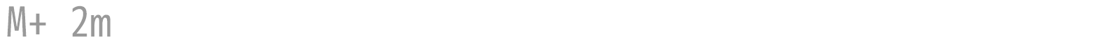 M+ 2m font preview