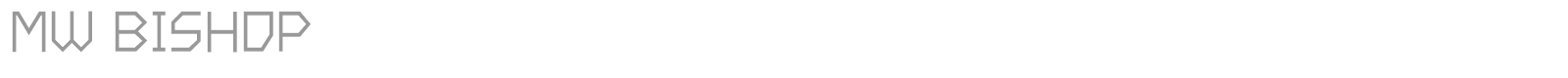 MW BISHOP font preview