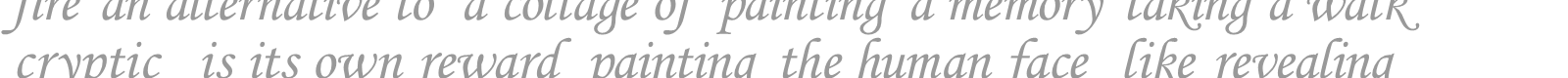 Obscure Actions font preview