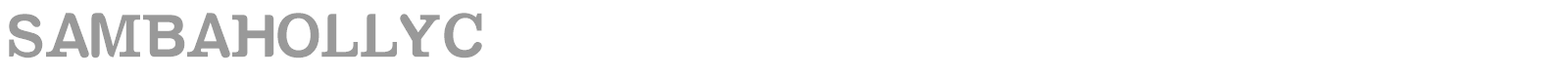 Sambahollyc font preview