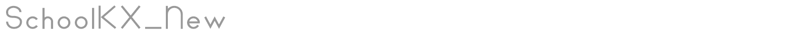 SchoolKX_New font preview