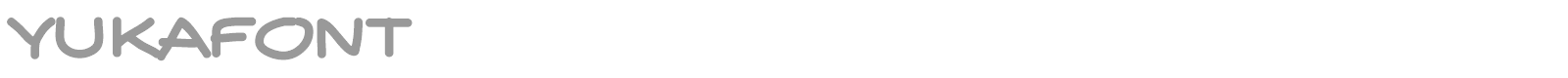 Yukafont font preview