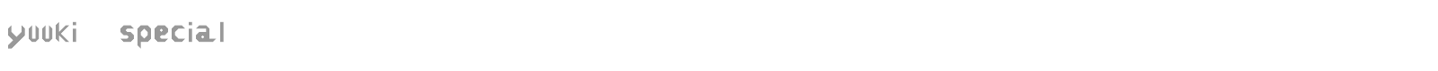 yuuki special font preview