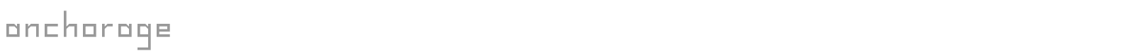 Anchorage font preview
