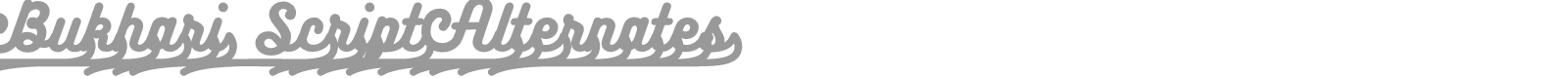 Bukhari Script Alternates font preview