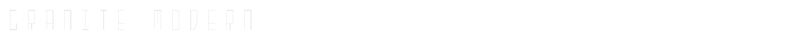 Granite Modern font preview