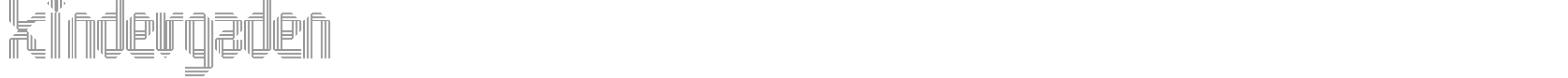 kindergaden font preview