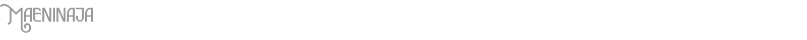 Maeninaja font preview