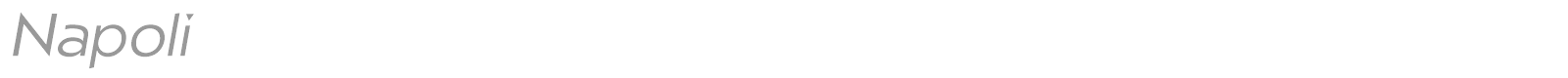 Napoli font preview