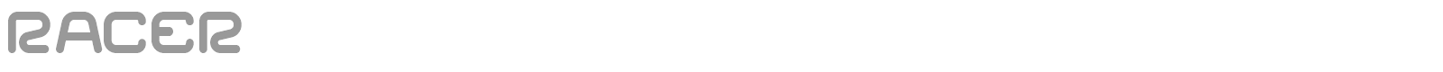 Racer font preview