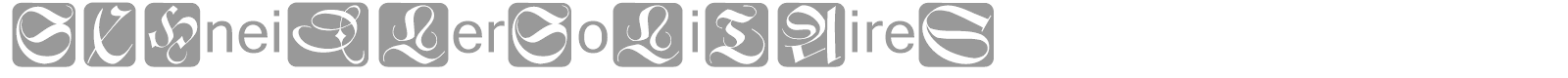SchneidlerSolitaires font preview
