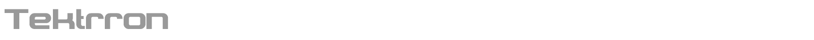 Tektrron font preview