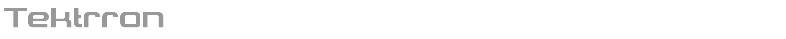 Tektrron font preview