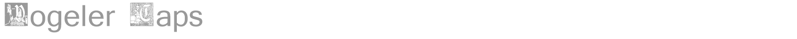 Vogeler Caps font preview