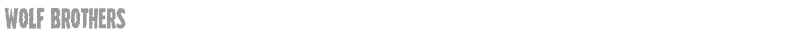 Wolf Brothers Staggered Italic font preview