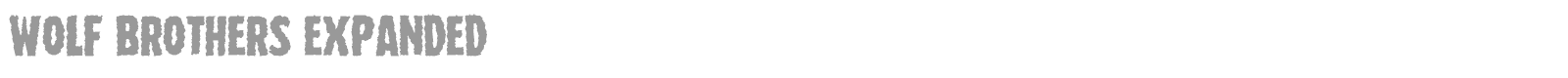 Wolf Brothers Staggered Italic font preview