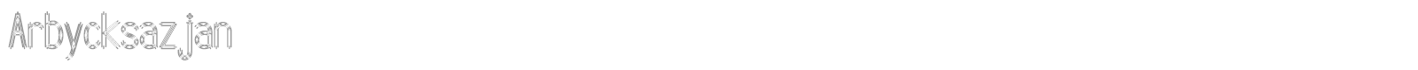Arbycksazjan font preview