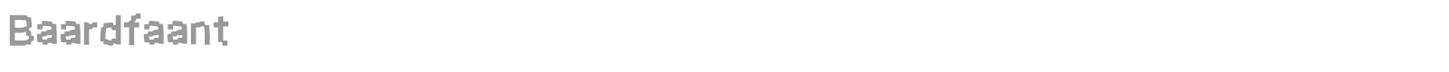 Baardfaant font preview