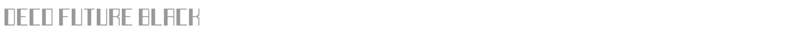 Deco Future font preview