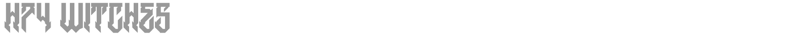H74 Witches font preview