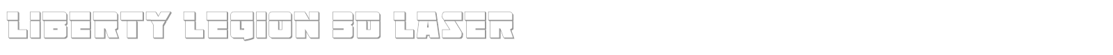 Liberty Legion Super-Italic font preview