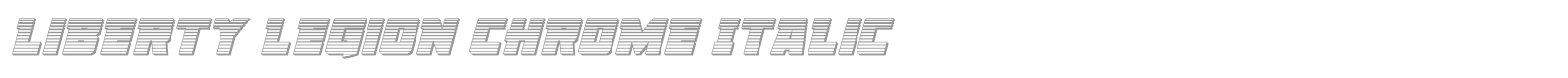 Liberty Legion Super-Italic font preview