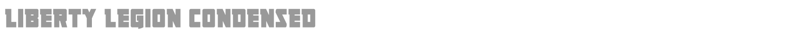 Liberty Legion Super-Italic font preview