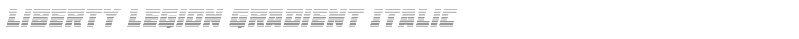 Liberty Legion Super-Italic font preview