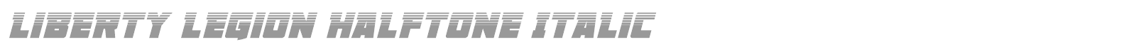 Liberty Legion Super-Italic font preview